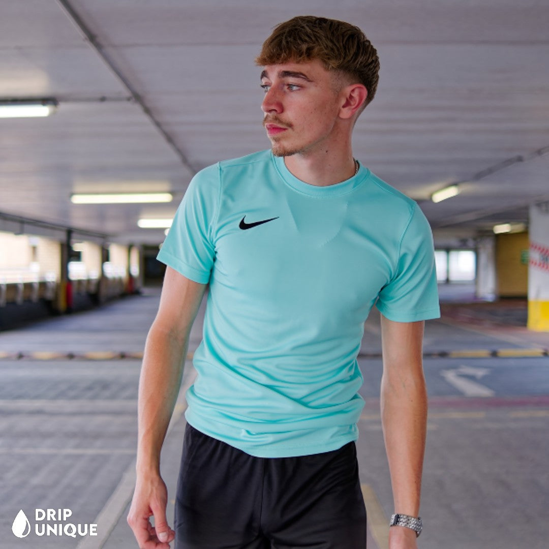 Nike Dri-Fit T-Shirt Turquoise Blue & Black Dri-Fit Shorts Set