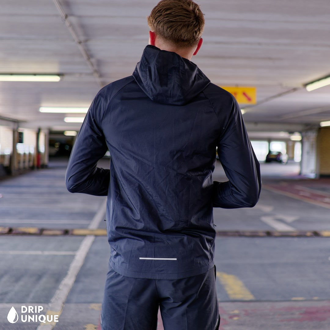 Nike Essential Windrunner Jacket Black & Flex Stride Shorts Set