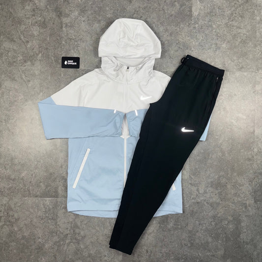 Nike UV Windrunner Jacket Armoury Blue & Black Nike Phenom Pants Set