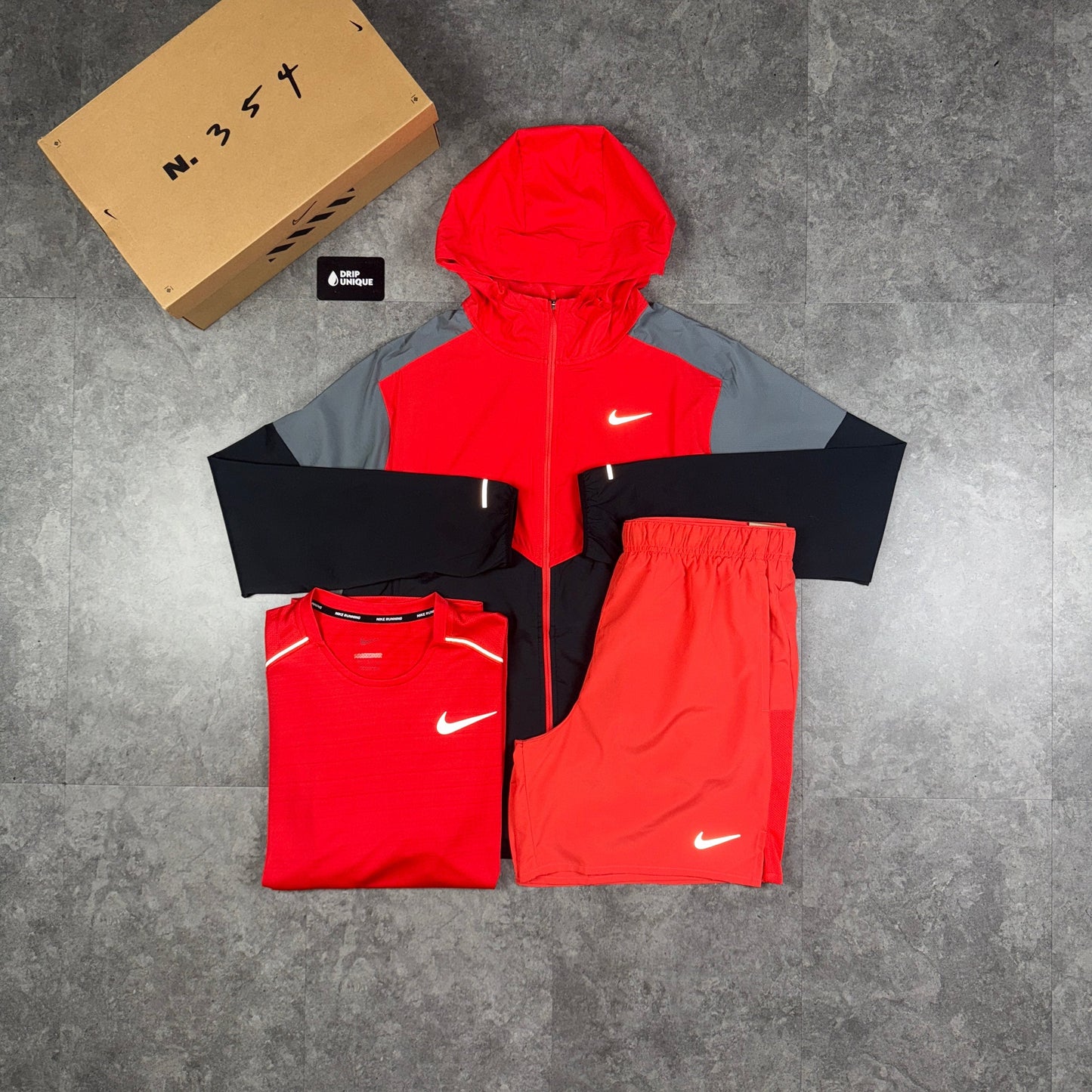 Nike UV Windrunner Light Crimson Red Bundle