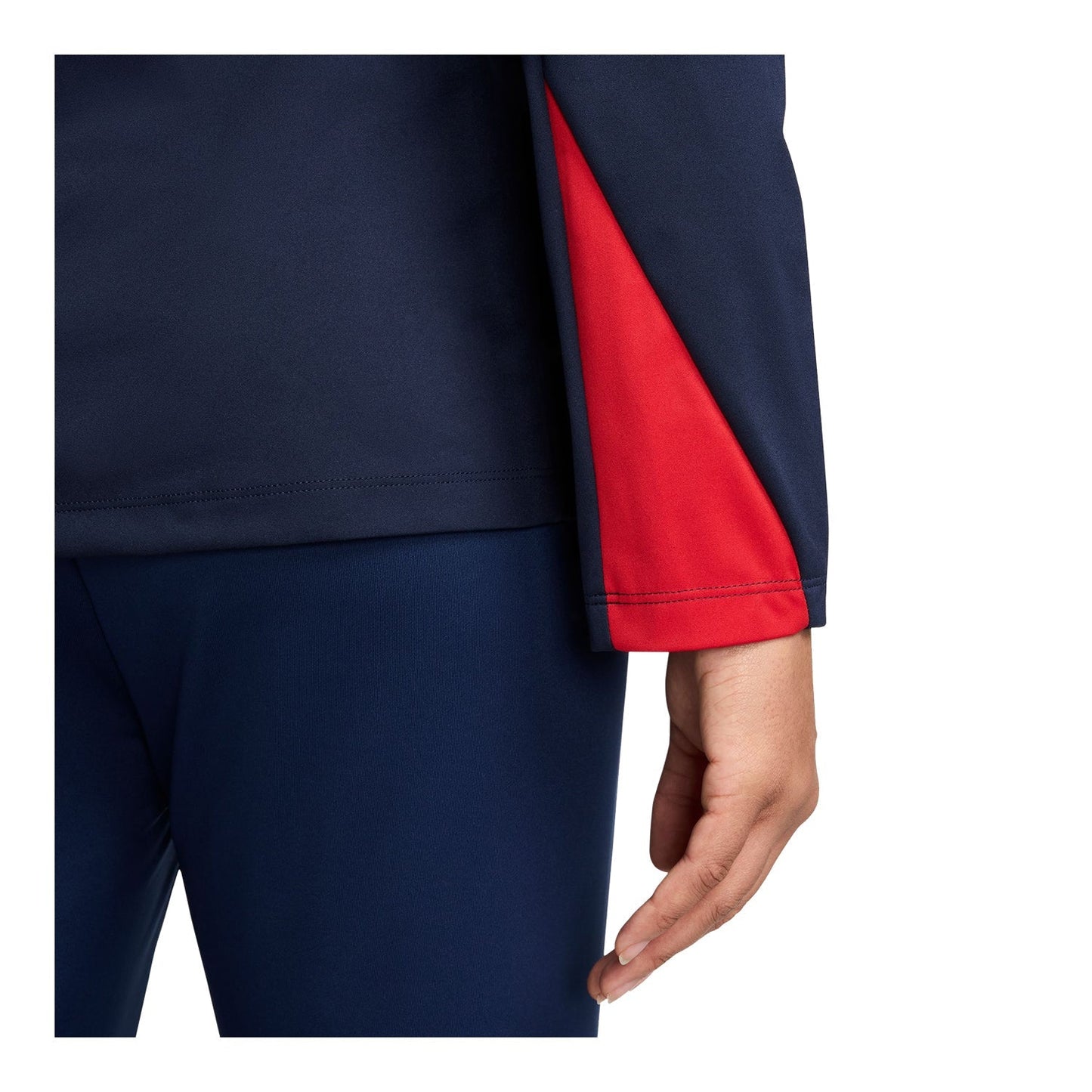 Women's Nike USA VW Strike Quarter Zip Drill Navy Top